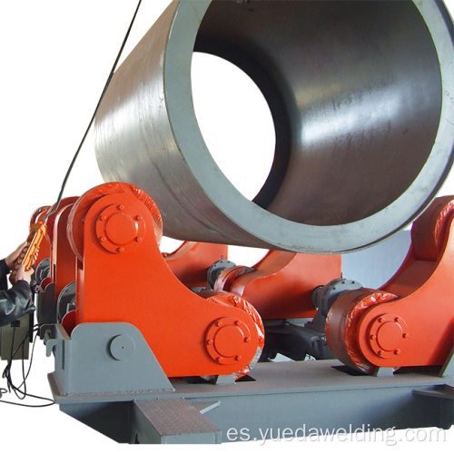 Ancho de rodillo 120-220 mm Rotador de soldadura de tubería autojetenible